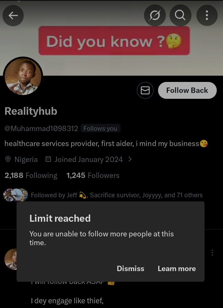 Second time this is happening to me today😔😔
Promise to follow everybody back once I'm restored