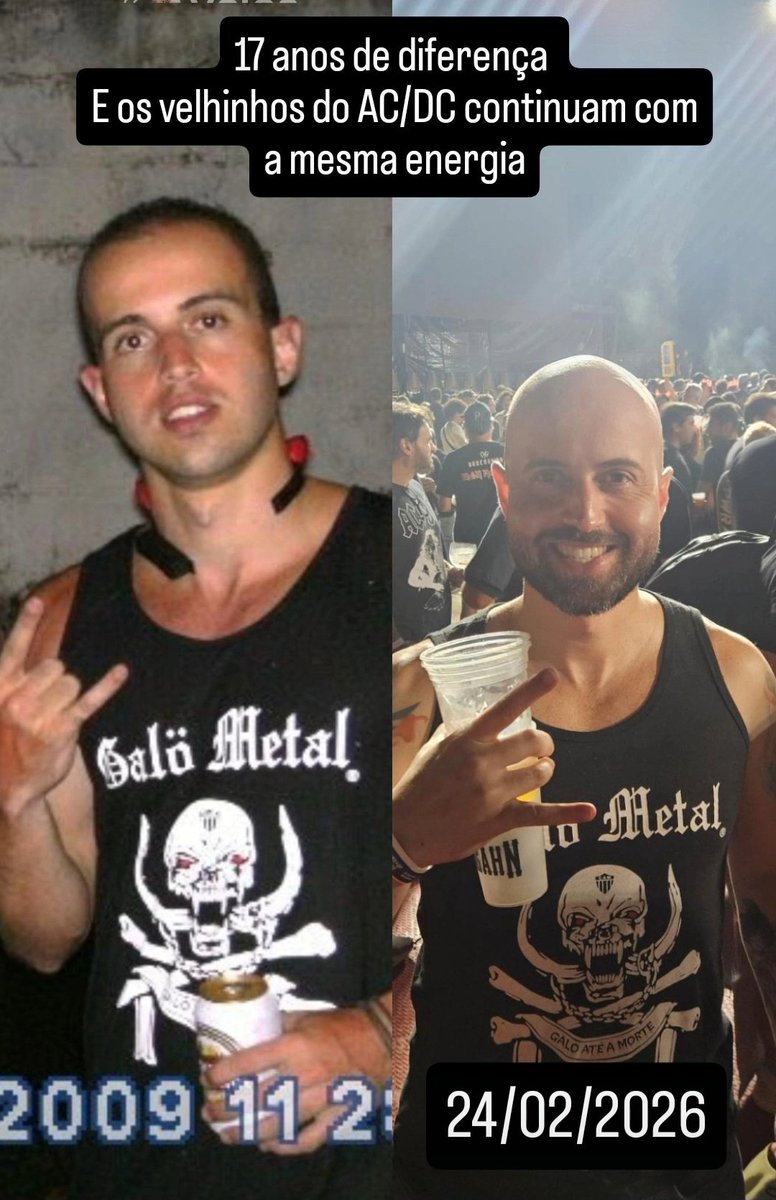 Galo Metal no show do <a href="/acdc/">AC/DC</a> 
#GaloMetal #ACDC #RockNRoll