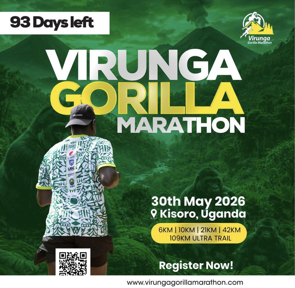 VIRUNGA GORILLA MARATHON tweet media