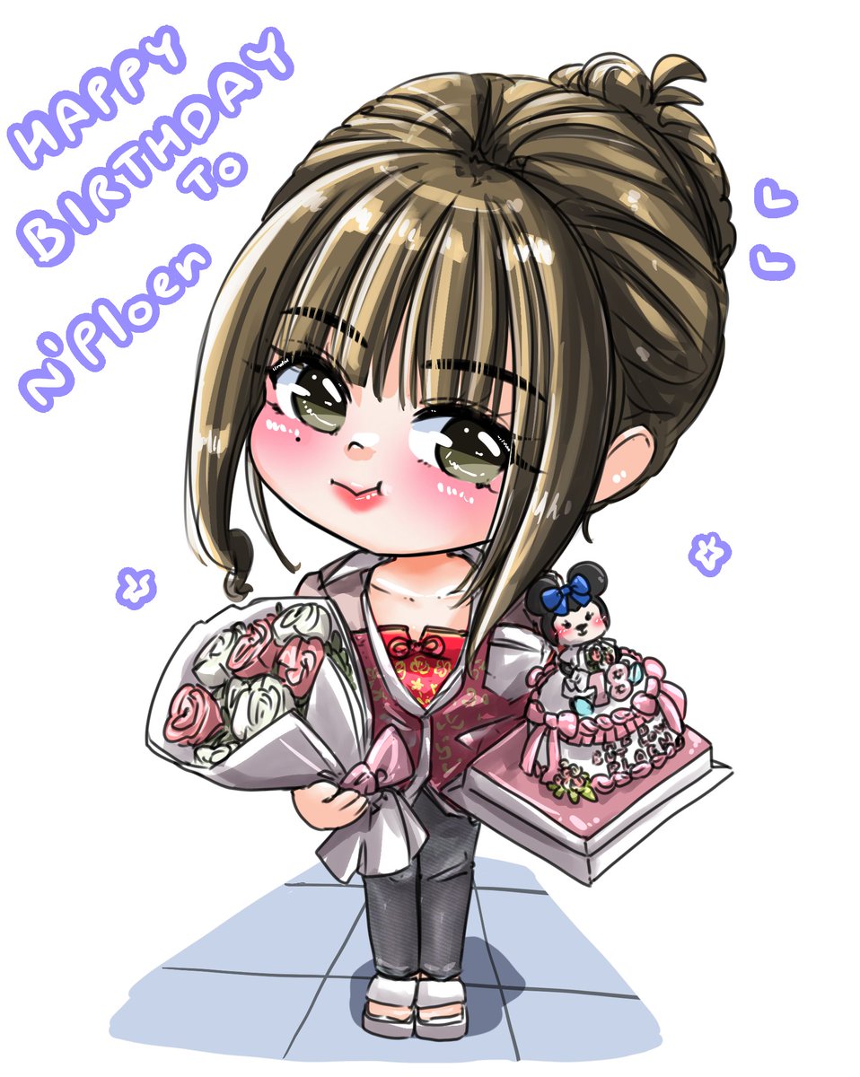 Happy birthday not with me But Happy birthday with Ploen❤️💐
สุขสันต์วัตเกิดหลานเพลิน 18 ละ ขับรถได้ละ ขอให้ขับไม่ชนอะไร ขับเก่งๆ สุขภาพแข็งแรง เฮงๆรวยๆ 🤏🤏
#PloenCGM48 #CGM48 #CGM48Fanart 
#18BirthdayButWithPloen