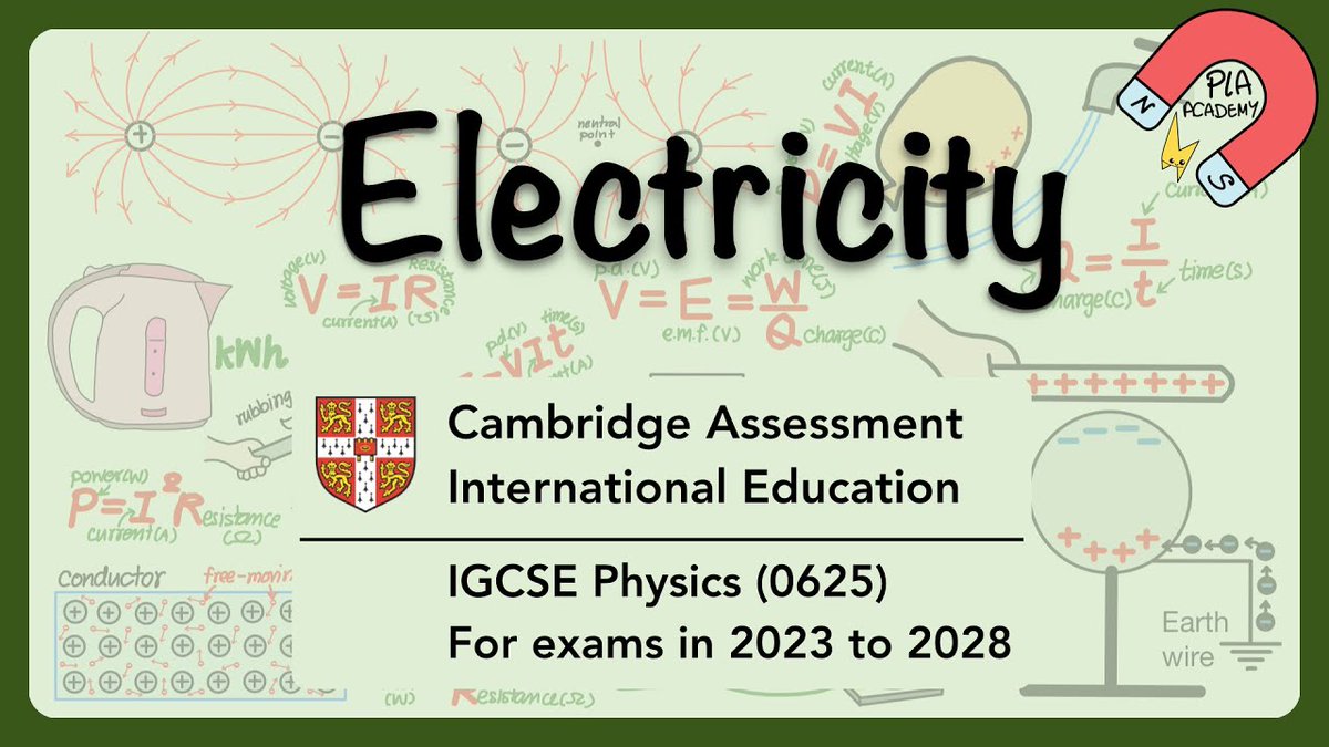 Save time on "Cambridge IGCSE Physics 0625 UNIT 4 Electricity and Magne..." by Pla Academy: IGCSE and A level buddy. I generated an AI summary to capture all the important points in seconds. Get the insights here: AI summary: summarytube.com/summary/cambri…

#YoutubeSummaryAI