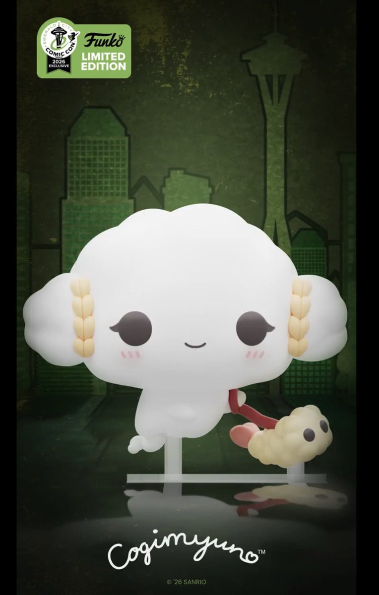 DisTrackers's tweet photo. First look at ECCC exclusive Cogimyun!
.
#Cogimyun #Sanrio #Funko #FunkoPop https://t.co/swfAcooHTo