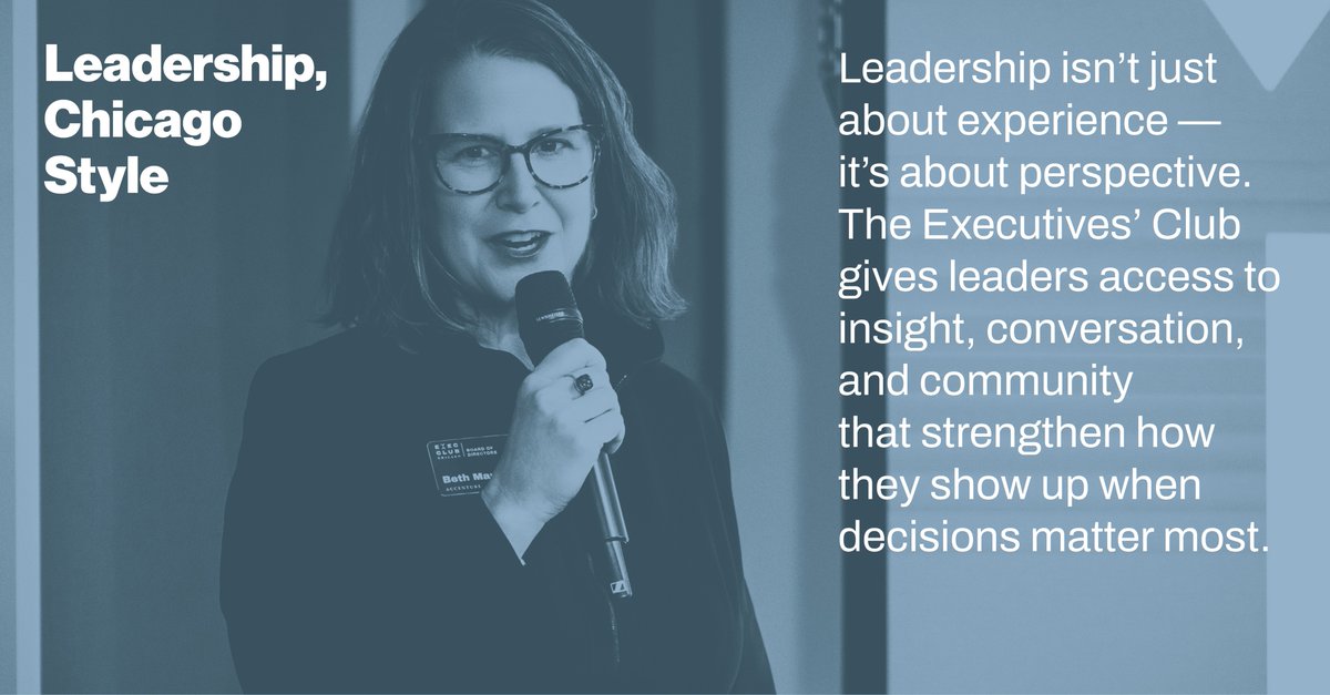 The Executives' Club of Chicago tweet media