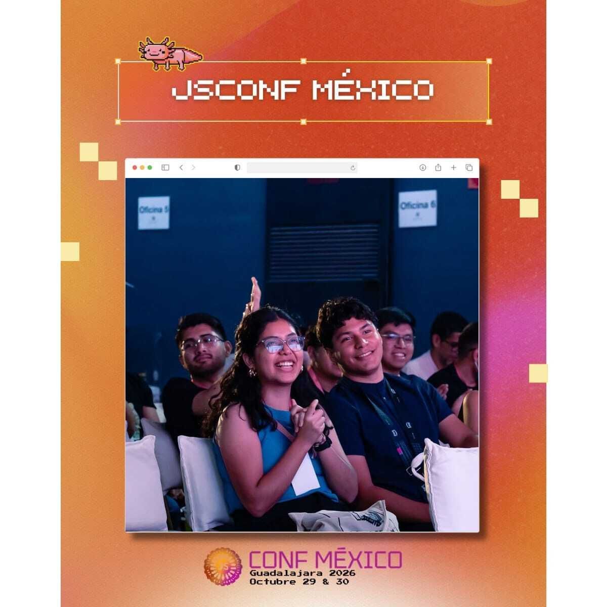 JSConf MX 2026 | 29 & 30 de Oct GDL 🇲🇽 tweet media