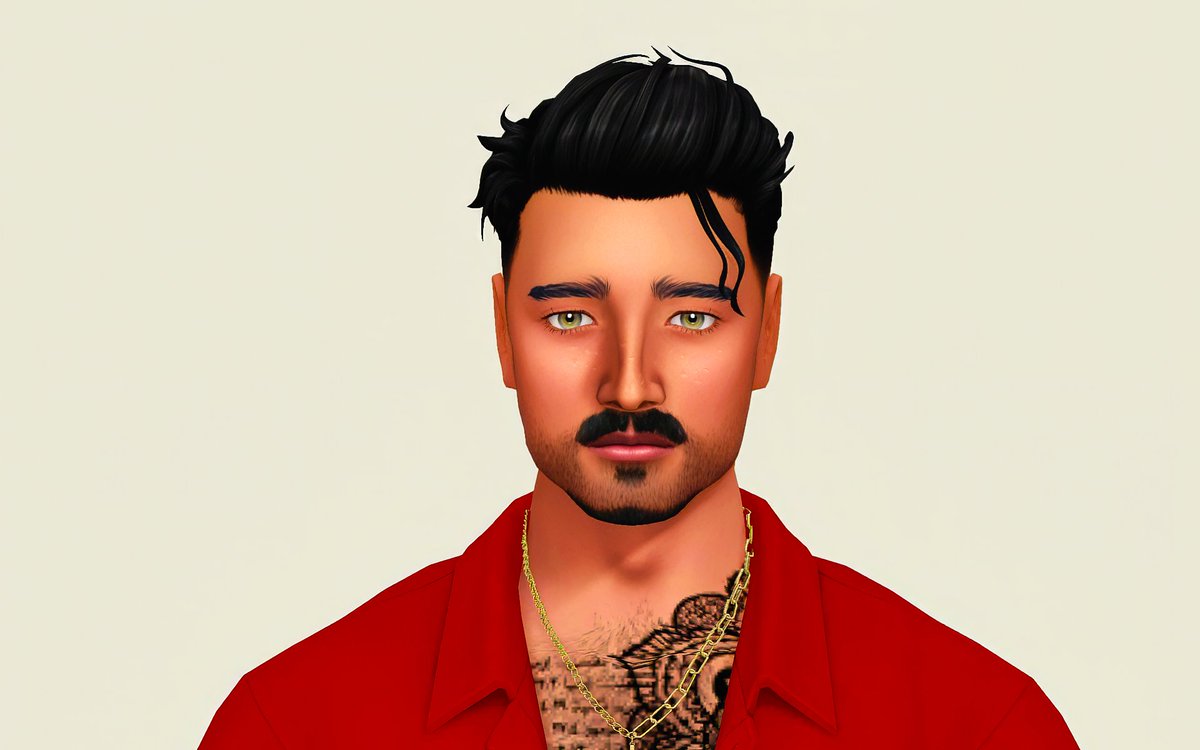 SulaniMerman's tweet photo. Acabo de ver el reto de @Simlish4 de Juan Tenorio, antes y después #RetoSimlish4 https://t.co/sf56eacCi2