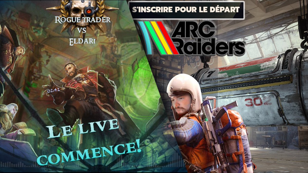 Le live commence!

La caravane est prête, nous allons donc nous lancer dans l'inconnu sur #ArcRaiders avant de continuer notre combat pour la sauvegarde aeldari sur #roguetrader

à tout de suite sur twitch.tv/yuurha 

#livestreaming #twitchstreamer #Livenow #warhammer40k