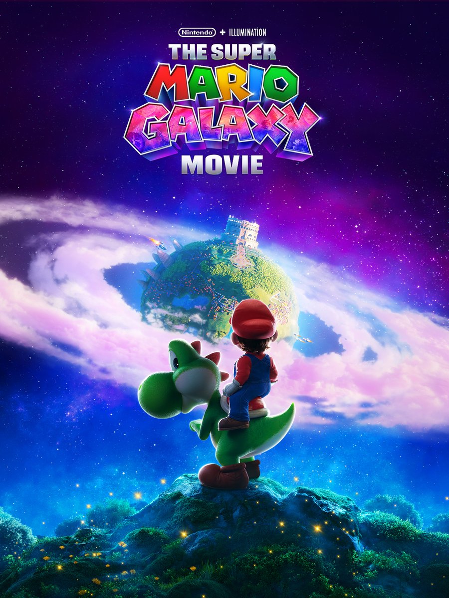 #TheSuperMarioGalaxyMovie is now in five weeks! I bet the tickets are on sale right now.