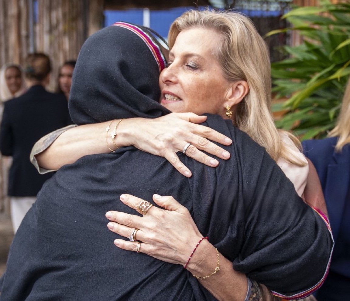 HRHCatherine's tweet photo. Sudan is currently one of the worst places in the world to be a Christian. Populations are being displaced and wiped out in a genocide nobody is taking about. The Duchess of Edinburgh met Sudanese women in Kenya today. https://t.co/vc9TD6SlfZ