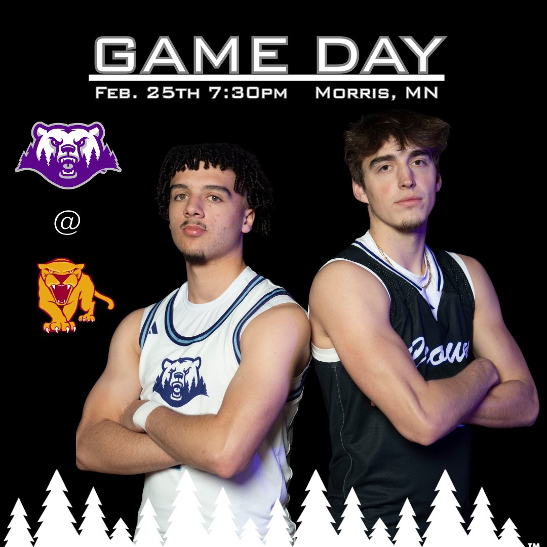 CrownCollegeMBB's tweet photo. GAMEDAY #26
‼️UMAC SEMIFINALS‼️
🗓: 2/25/2026
🏀: vs. Morris
⏰: 7:30pm
📍: Morris, MN
📺 : https://t.co/rbEicz3mvR
#CrownHoops #GoPolars #Family 👑🐻❄️🏀 https://t.co/aRWr7X6nZU