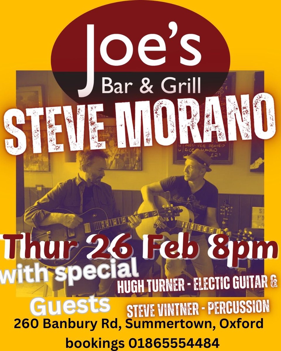 Stevemor40's tweet photo. Tomorrow #Oxford #Music https://t.co/msm6a74ni5