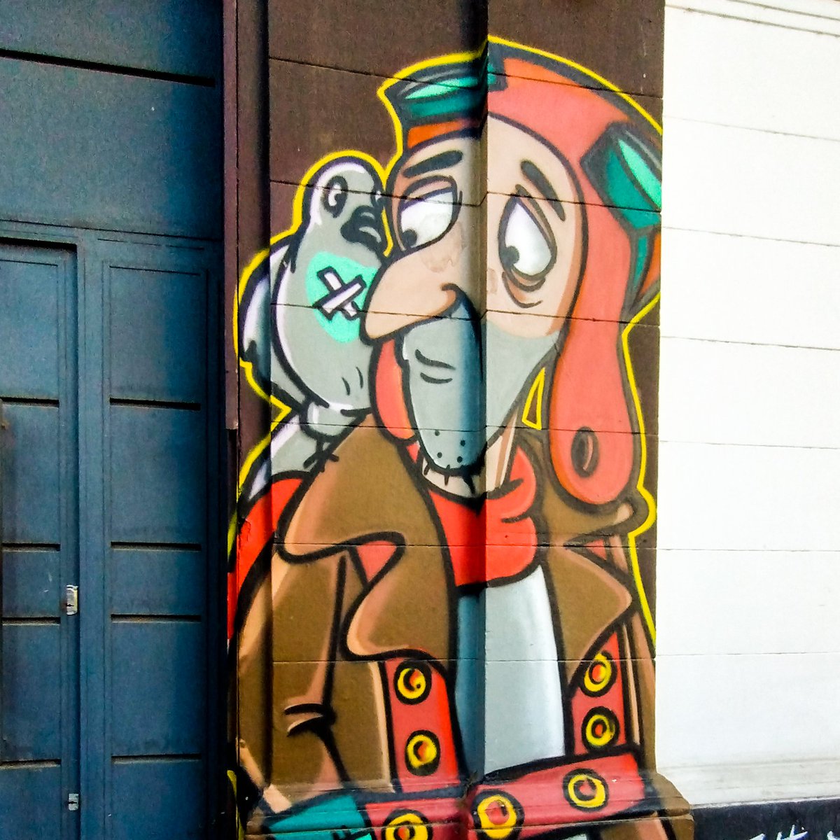 heyarnoldshots's tweet photo. Street graffiti by the artist Resinfiltro in Mendoza, Argentina