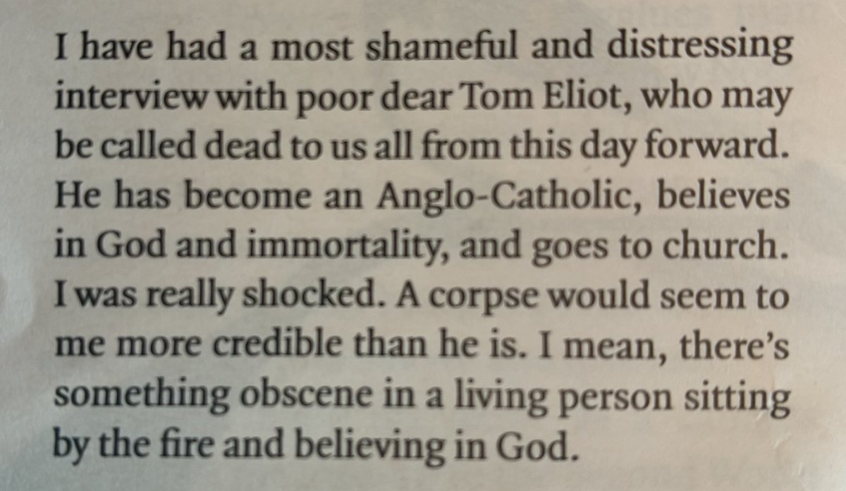 Virginia Woolf on a meeting with T.S. Eliot (Letter to Vanessa, 1928)