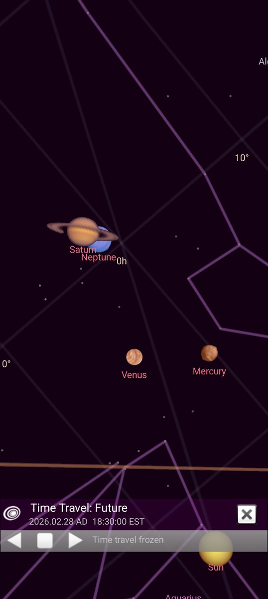 skymapdevs's tweet photo. Find your way to this month's 6 Planet Parade with Sky Map! https://t.co/WmAdmdxjsO