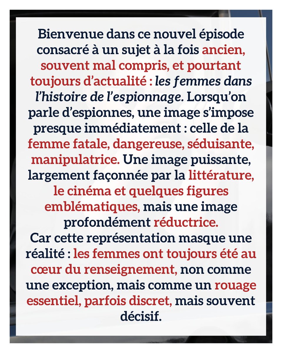 PrepaIsp's tweet photo. #PODCAST : Les femmes dans l’histoire de l’espionnage

🗣️ Avec Antoine Neufman

🎙️Pour écouter nos podcasts : https://t.co/YQx4pTtPuc

➖
#droit #justice #etudiantendroit #prepa #espion https://t.co/ywXm7Wd1oD