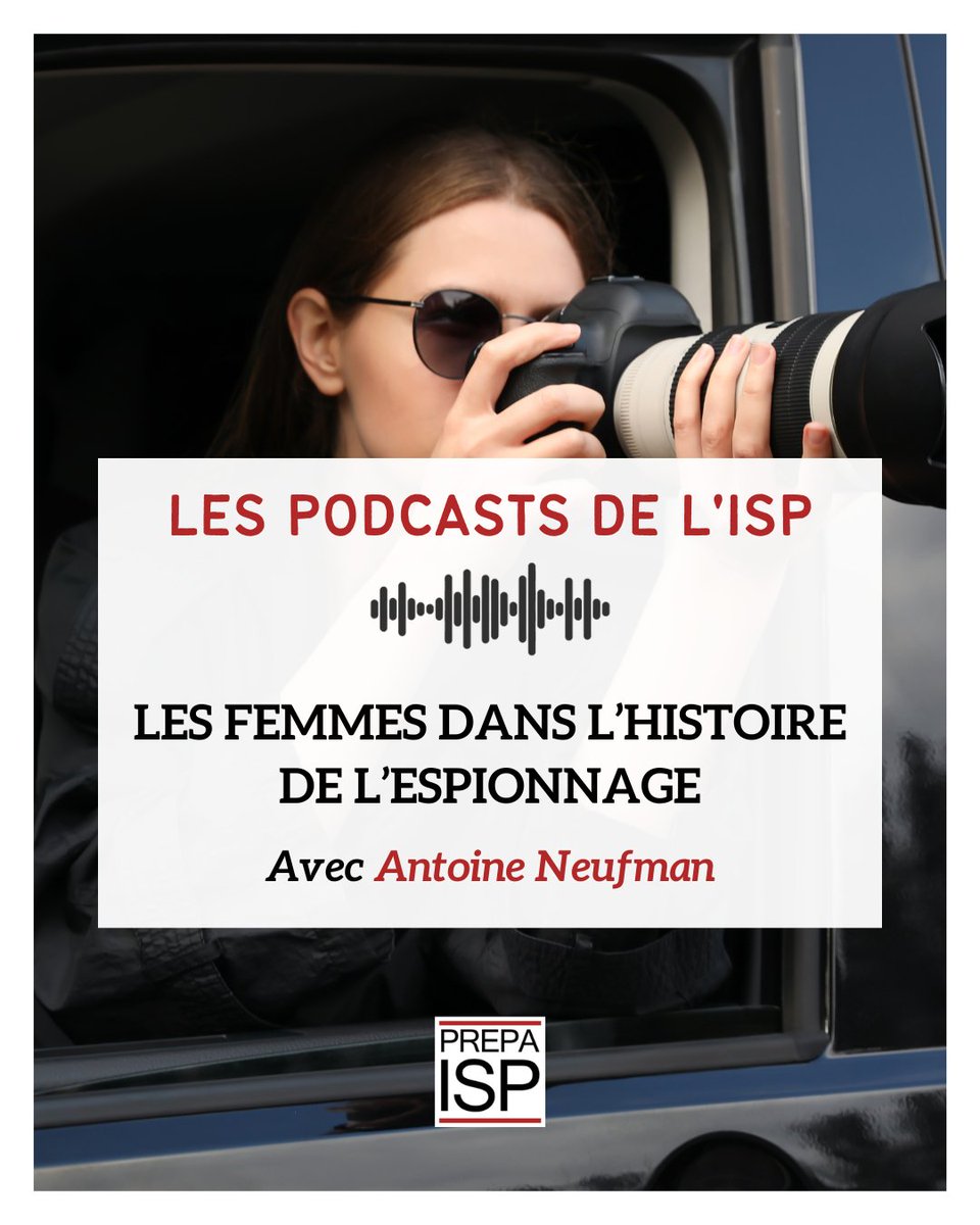 PrepaIsp's tweet photo. #PODCAST : Les femmes dans l’histoire de l’espionnage

🗣️ Avec Antoine Neufman

🎙️Pour écouter nos podcasts : https://t.co/YQx4pTtPuc

➖
#droit #justice #etudiantendroit #prepa #espion https://t.co/ywXm7Wd1oD