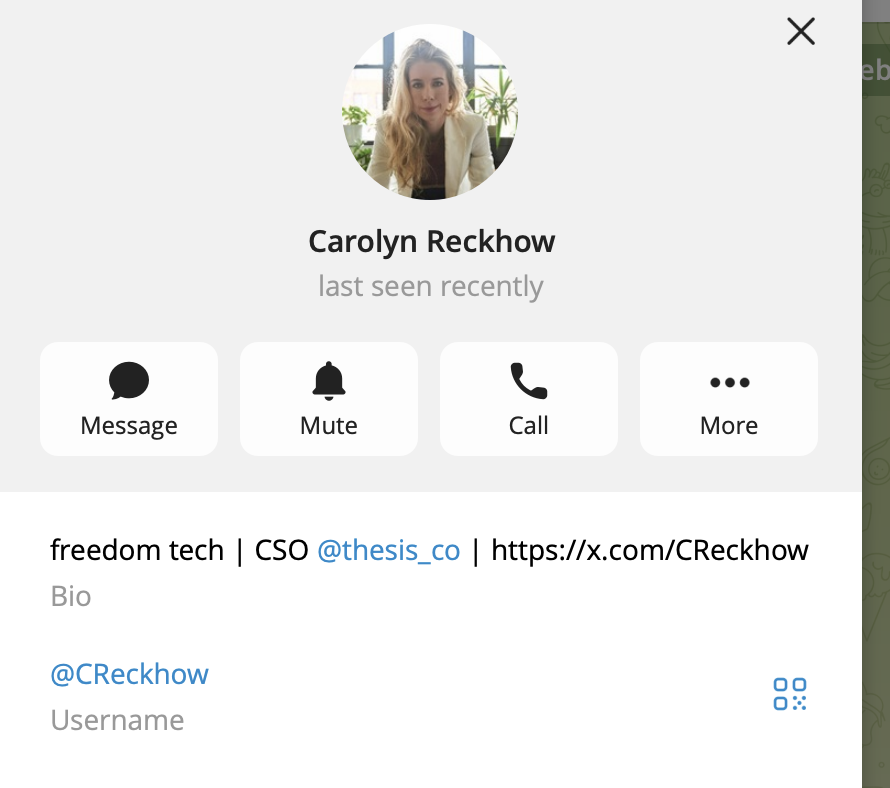 Carolyn Reckhow tweet media