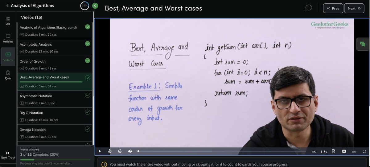 Harshkaushikhk's tweet photo. Day 3 - Worst, Average and Best Case Time Complexities
@geeksforgeeks

#three90challenge #commitwithgfg #day3 https://t.co/8oPesYjh3x