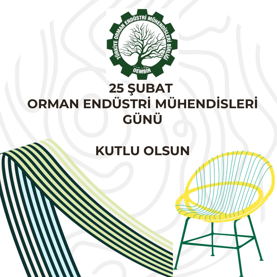 TrOembir's tweet photo. Tüm Orman Endüstri Mühendisi Meslektaşlarımızın Günü Kutlu Olsun.

TR OEMBİR
Yönetimi https://t.co/RM6wblZItM