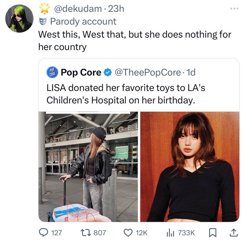 They were really hating on Lisa for anything she does imagine beefing with someone for donating toys to children, the hate was sooo forced