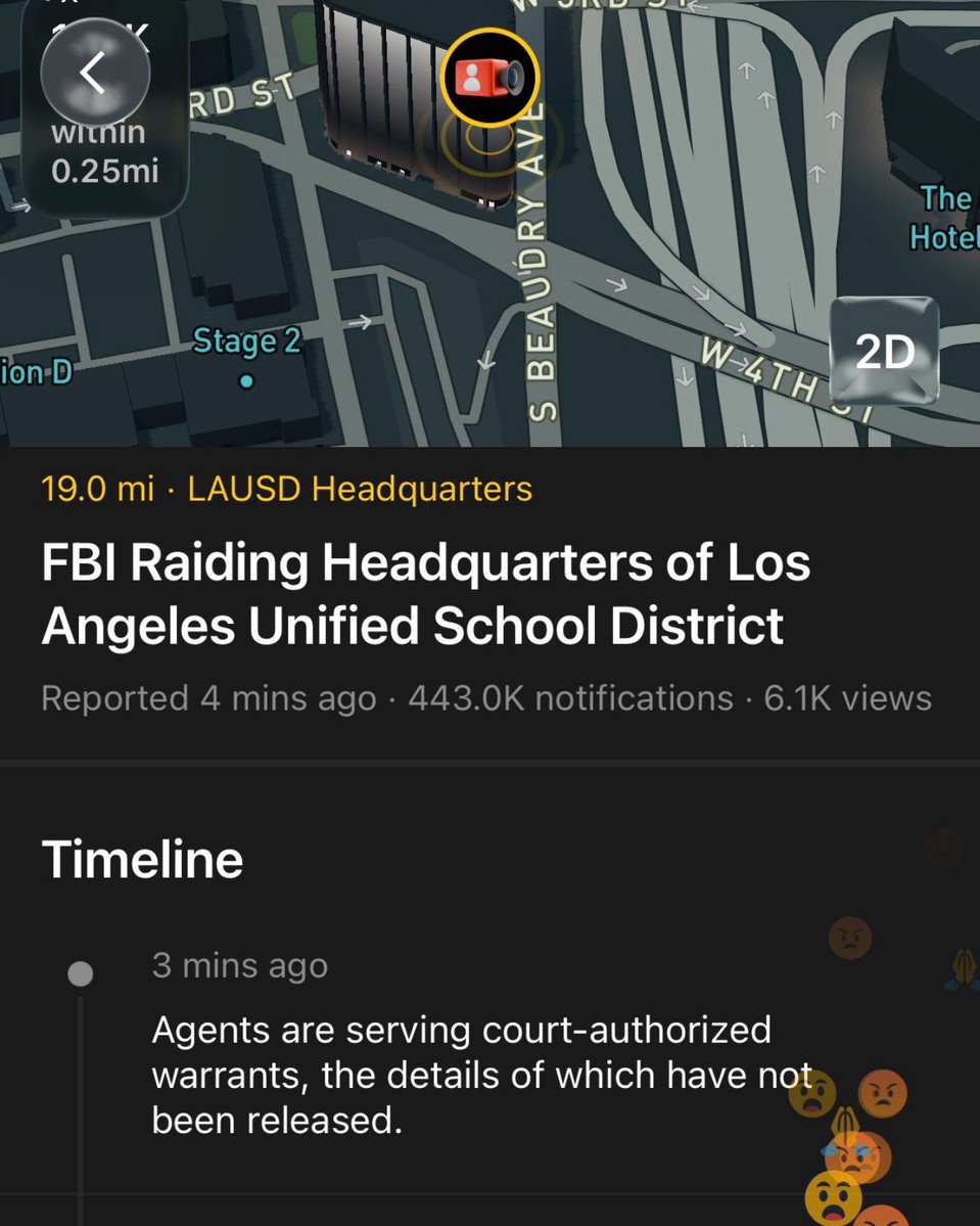 🚨 BREAKING: The FBI is currently executing SEARCH WARRANTS at the home of  Los Angeles public school superintendent Alberto Carvalho, as well as the school district’s HQ

A MAJOR scandal in one of the most corrupt school districts in the country is about to be exposed 👀