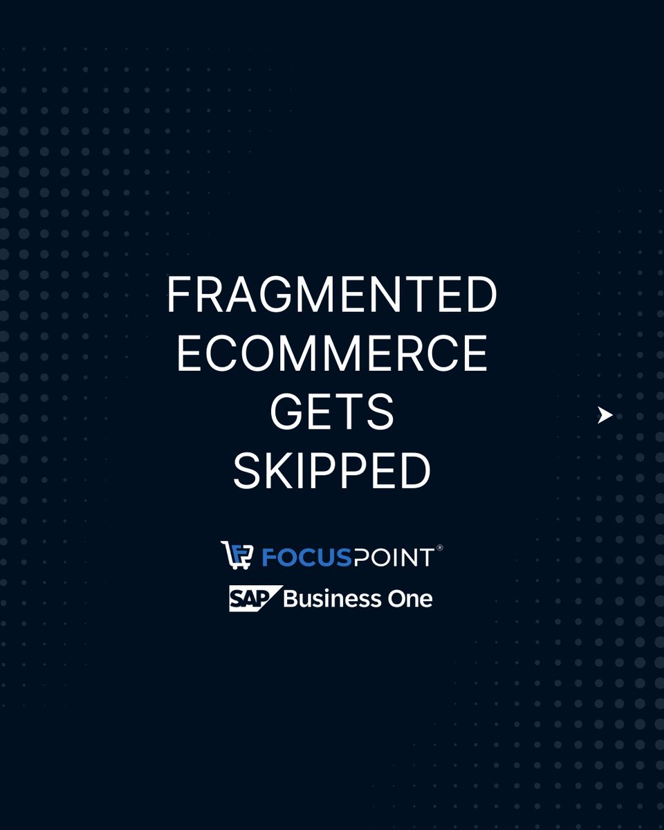 FocusPointSAP's tweet image. AI does not reward noise.
It rewards clarity.

Read the full article through the link in bio.

#SAPBusinessOne #EcommerceGrowth #B2BTech

Implemented and supported by a team of SAP Business One Professionals