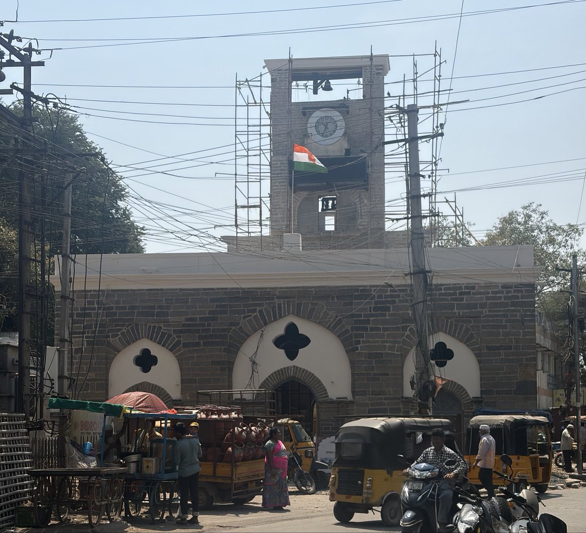 PullannV's tweet photo. The historical Kurnool Gadiyaram Hospital renovation works are in progress.

It was built in 1870 and renowned for its services in maternity care. Recently, CREDAI has formally taken up for redevelopment which was managed by Kurnool Municipal Corporation (KMC). https://t.co/rmy5URDKp6