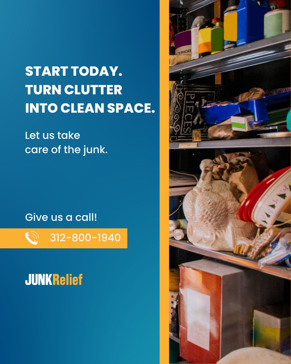JunkRelief's tweet image. There’s no better time than now to take back your space. ✨

#JunkRelief #DeclutterToday #CleanSpaceClearMind