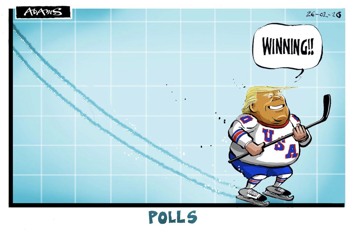 Cartoon4sale's tweet image. Christian Adams @Adamstoon1 on #Trump #Polls @Telegraph – political cartoon gallery in London original-political-cartoon.