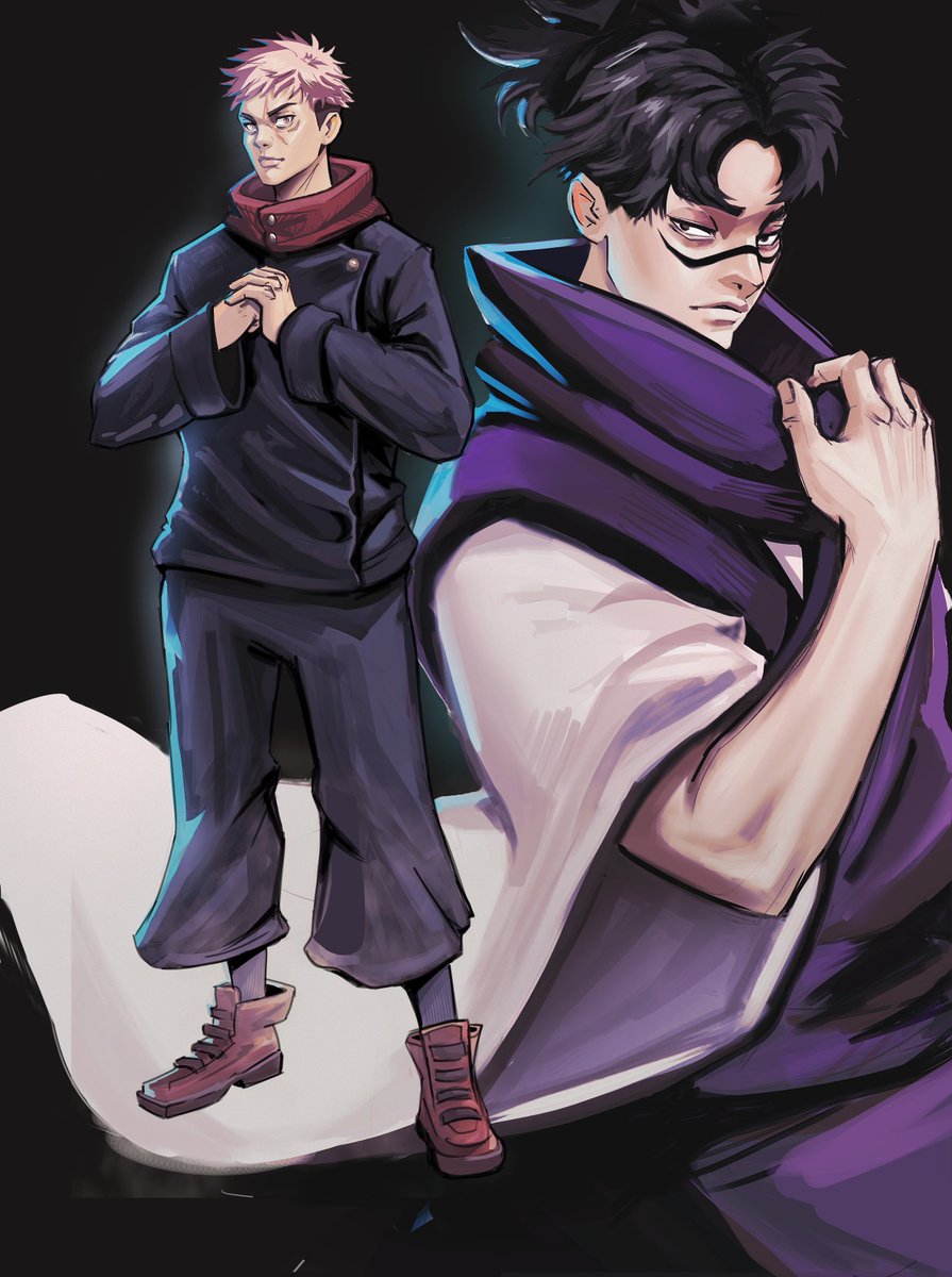 baddwised's tweet photo. Yuji and Choso  #jjk #JujutsuKaisen #fanart https://t.co/wuX00V3coX