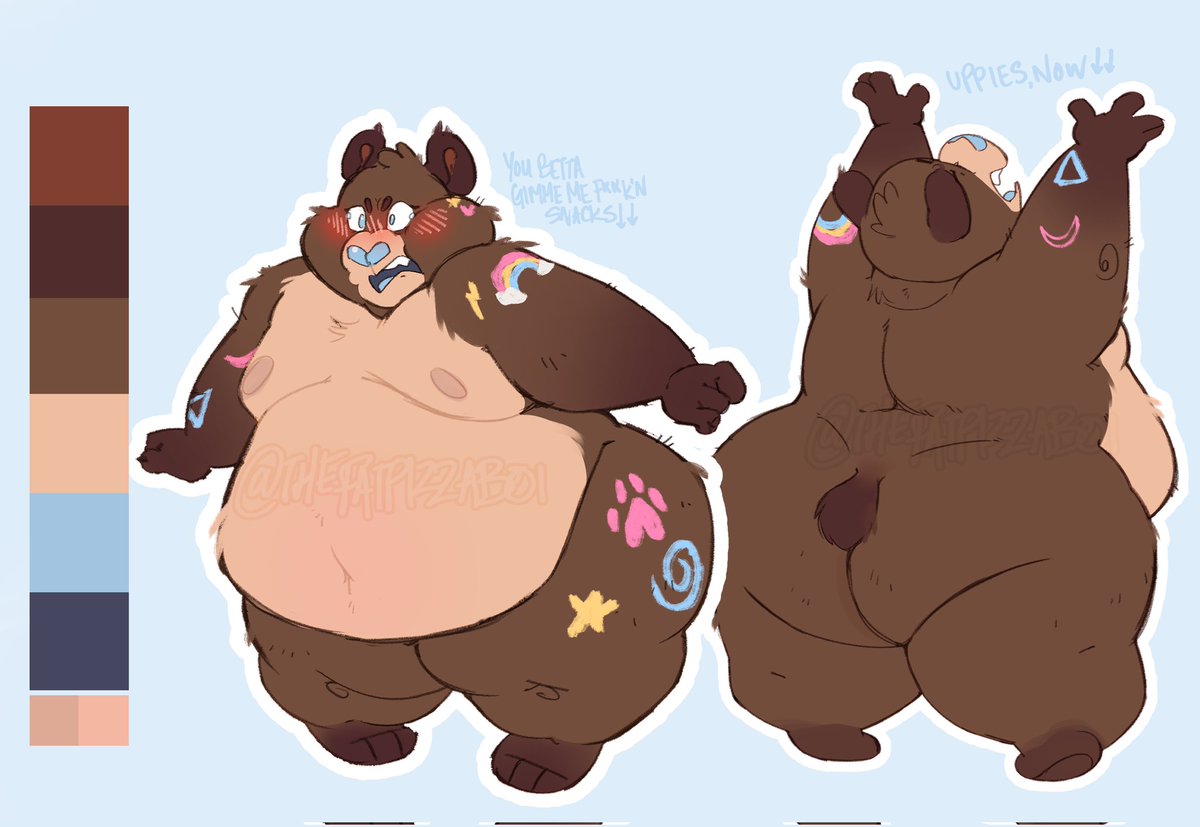 TheFatPizzaBoi's tweet photo. Kodak 

(the name might change, but I like it the most so far, better than cheeseburger) 

Few things about the character: 
•He draws those "tattoos" on his body to be rebellious.
•He also piegon toed (irl defect) 
•He is a little pain in the ass https://t.co/VKnKPtrRSa
