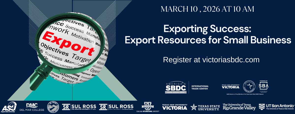 UTSA SBDC International Trade Center tweet media