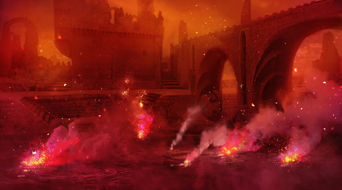 JosephASanabria's tweet photo. Concepts for a major POI:
an arcane tower once home to wizards — now ruined after catastrophe, inhabited only by a lich and the undead.
Focused on mood + environmental storytelling to carry the site’s history and tragedy.

#conceptart #gamedev #worldbuilding #environmentart https://t.co/cqHorolCgT