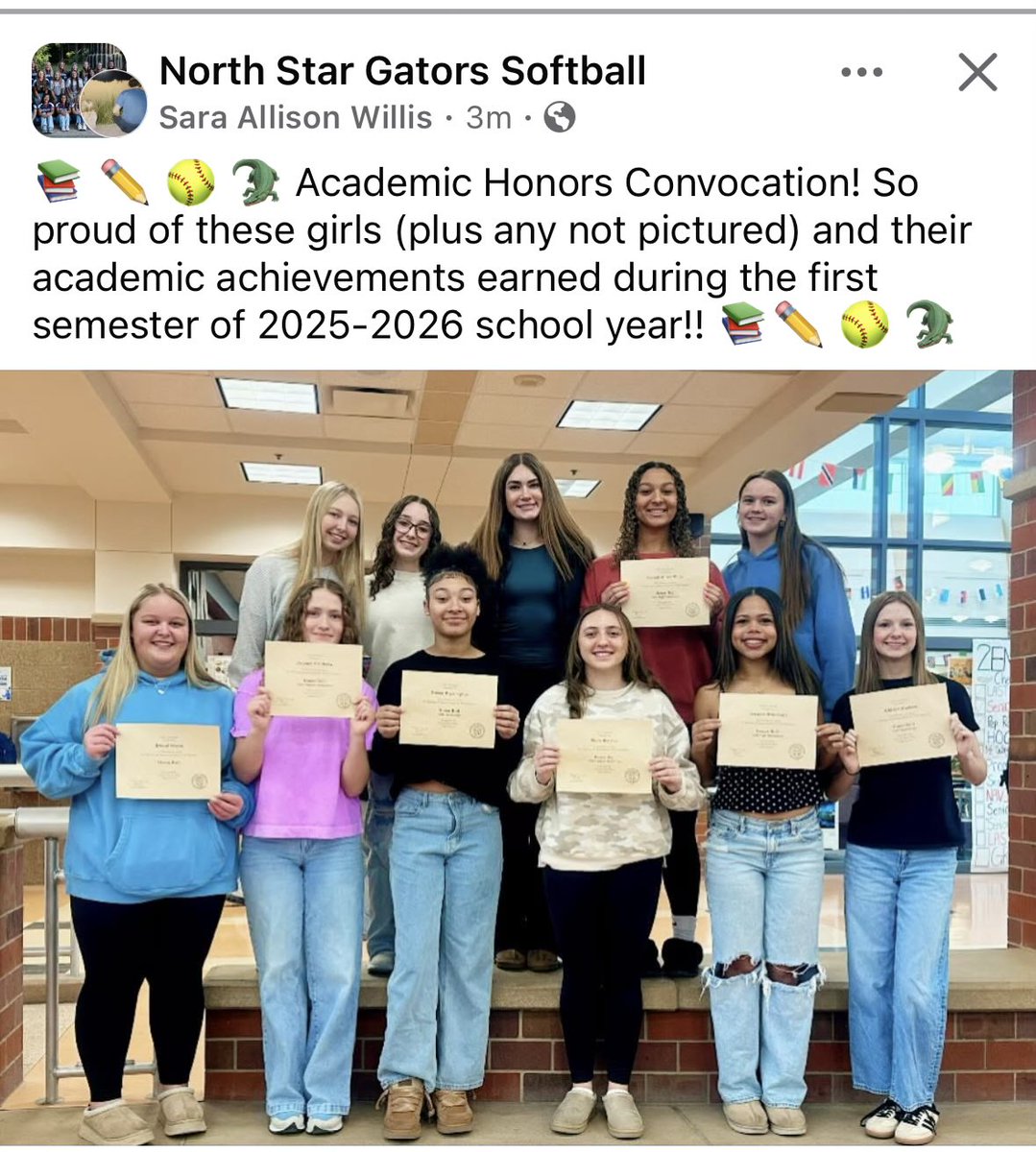 Lincoln North Star Softball tweet media