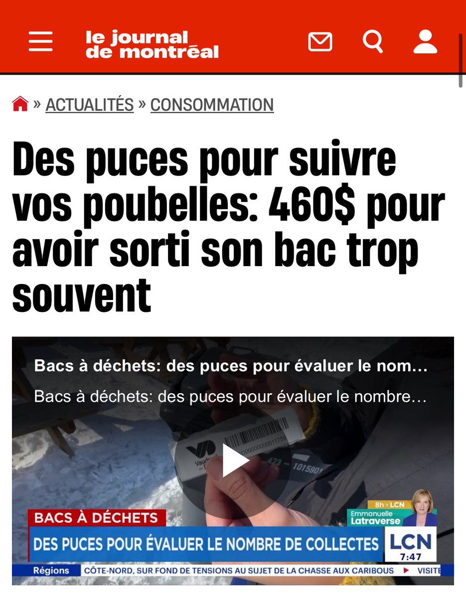Le meilleur moyen, c’est de faire pression… Gens de Lorraine faite pression et dite: NON
Vous allez vous retrouver avec des vidanges dans les bois ou de la vermine au nom de l’écologie…

« Des puces pour suivre vos poubelles: 460$ pour avoir sorti son bac trop souvent.
La Ville