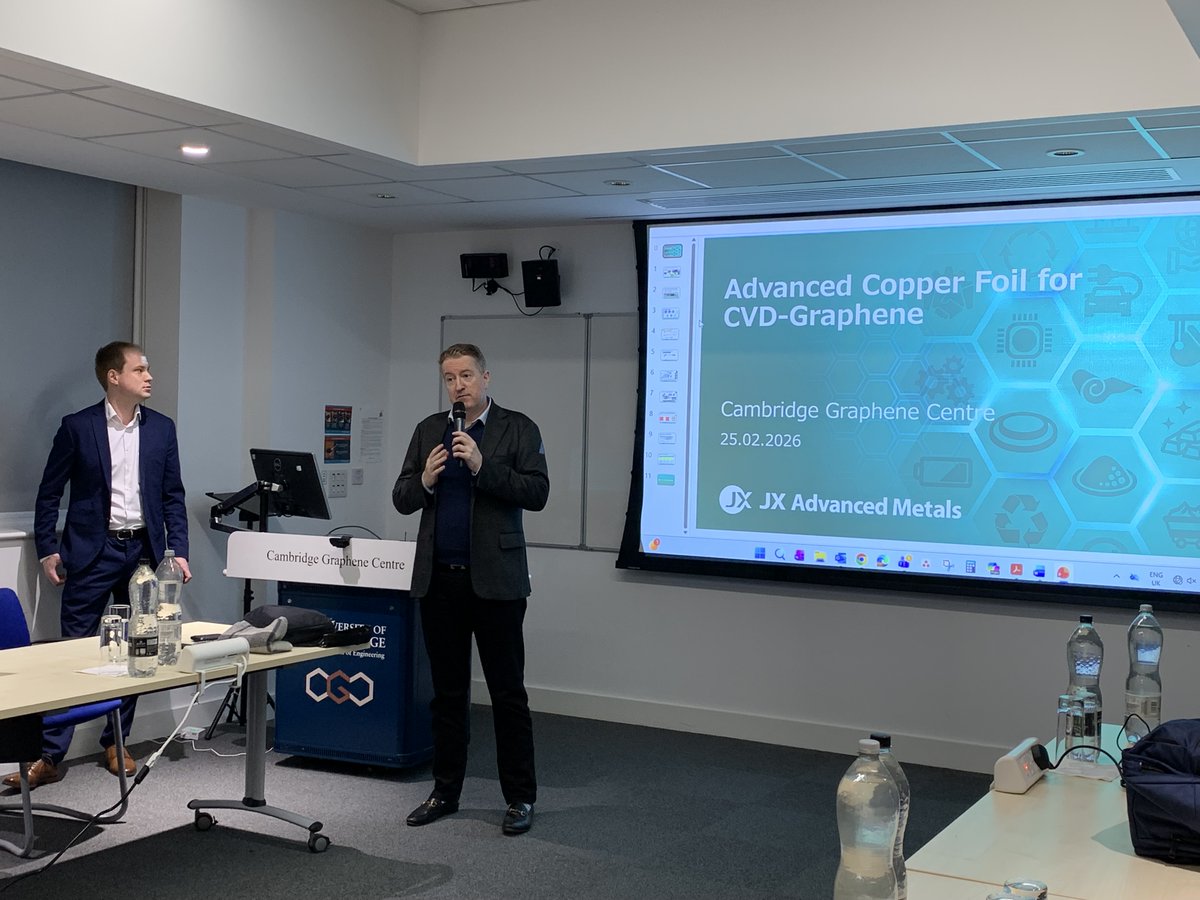 Cambridge Graphene Centre tweet media