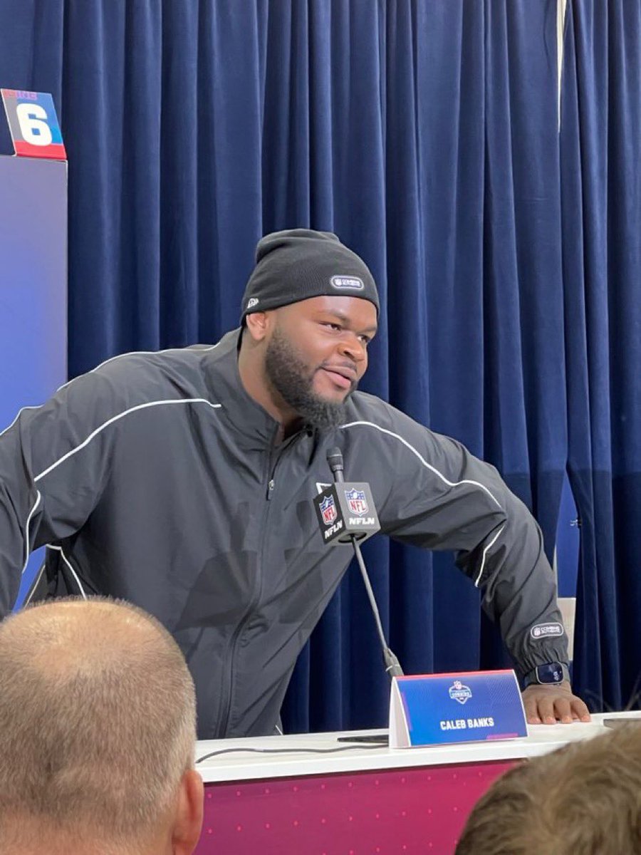 SleeperCFB's tweet image. Florida DT Caleb Banks:

"I'll run through a motherf-ckers face."