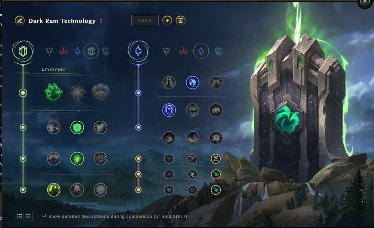 MakkroLoL's tweet photo. Ornn Mini Guide for Runes and Items. Basically you just build what you need but the main items youll be looking at are Unending, Randuins, Kaenic, Protoplasm, Frozen Heart. You can go Spirit Visage or Force of Nature or Warmogs later really just depends on the game state. https://t.co/Dh1QseJTcW