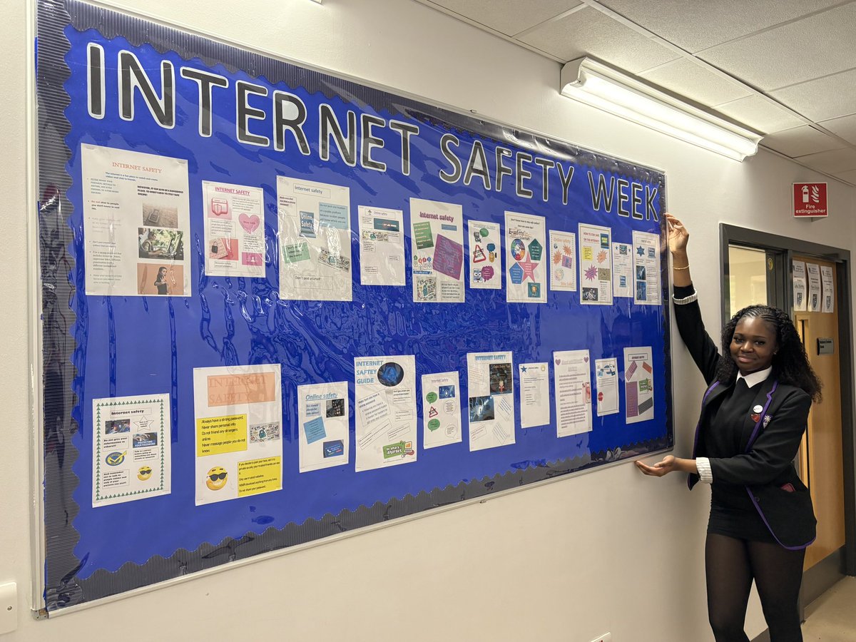 A very proud prefect showcasing our beautifully updated corridor display. 

We have the most amazing faculty prefects helping us keep the department up to date. 👩‍🏫👩🏽‍🎓