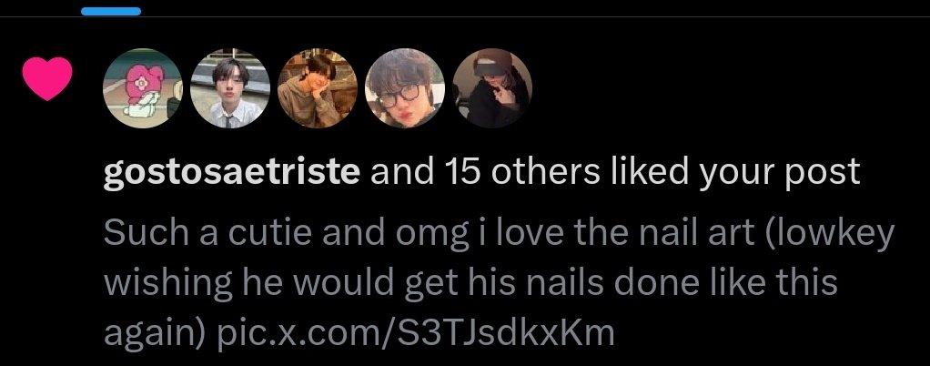 He's my favourite notification *i love him sm, hope i get a reply from him soon so i could use his reply as a header* 🥹🩷
#ottoottoo