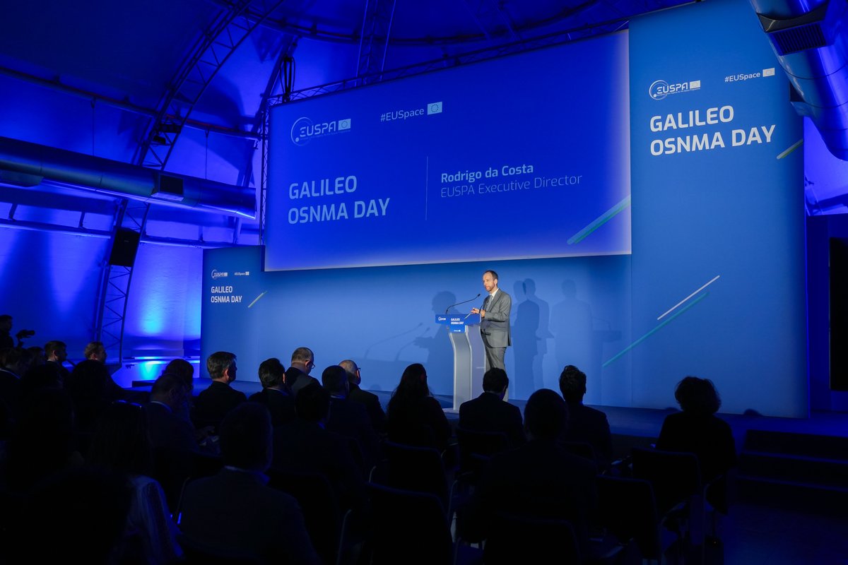 Galileo OSNMA Day
OSNMA Initial Service brings authentication into use:
-It helps counter spoofing by letting users verify navigation data is genuinely from Galileo
-The declaration also supports EU rules for Smart Tachograph v2: new smart tachographs in 🇪🇺 must integrate OSNMA