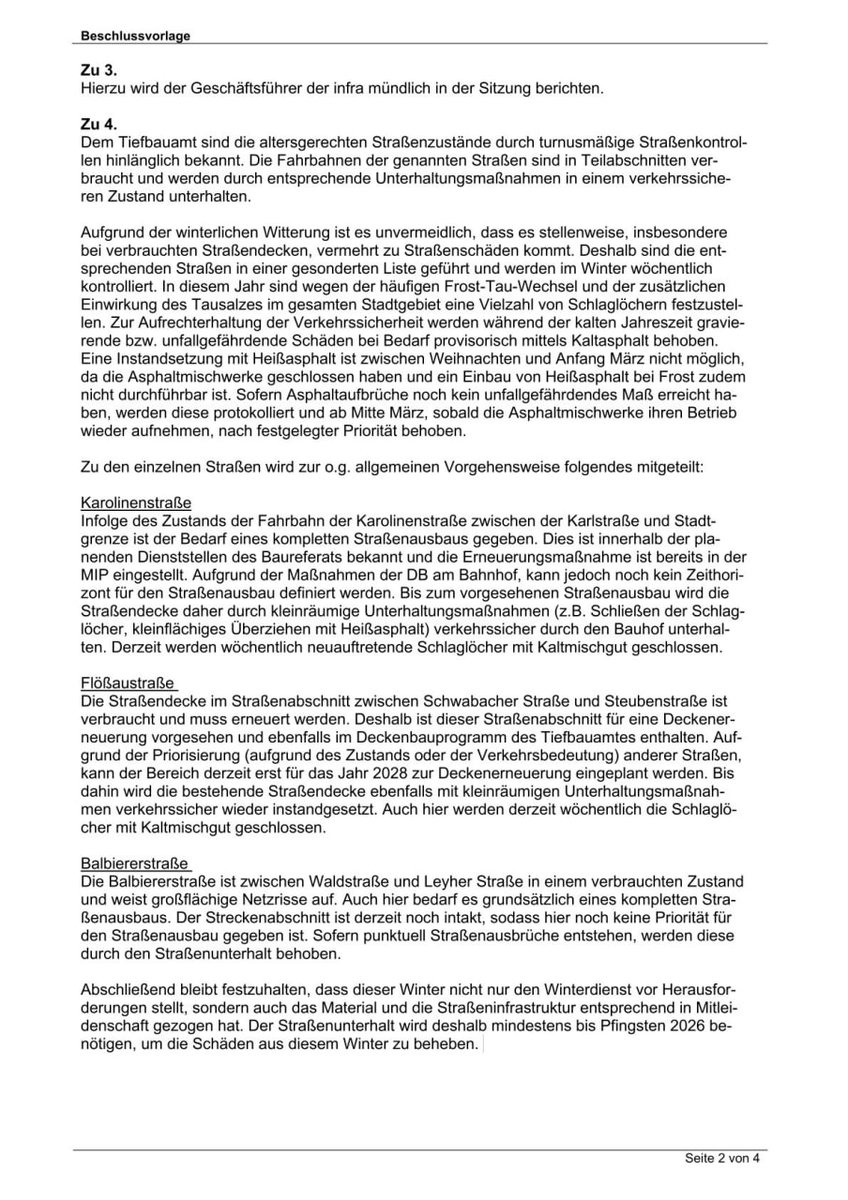 ah114088's tweet image. Die mündliche Antwort zu Nr. 3: Es wird 20 Jahre bis 2045 dauern, bis der Fernwärmeausbau in #Fürth wegen „Klima“ abgeschlossen ist. Zur Anzahl der Baustellen sagte er, daß es „zahlreiche“ sein werden. Die Baustellen der infra findet man hier:
infra-fuerth.de/privatkunden/i…