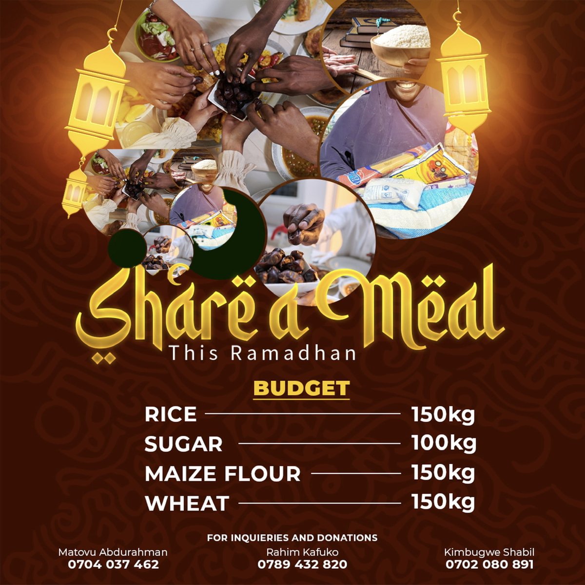 This grows bigger every year. Another ramadhan, another Share a meal campaign. A big thank you to all those who have moved along with us thus far. Please join us in feeding the less privileged families this Ramadhan.