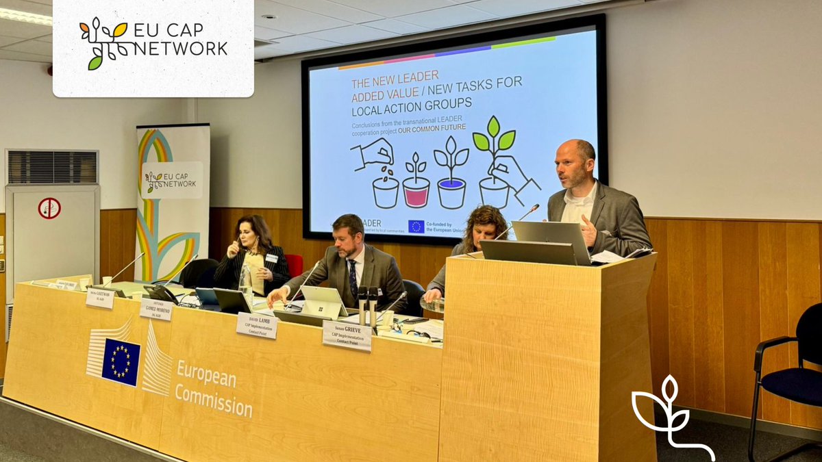 eucapnetwork's tweet photo. 🎨 Reimagining LEADER: Local Action, European Impact
Hearing examples from Austria, @CREARicerca , @redespanola , and the @EURuralPact. This concludes our first day! We will pick back up at 9:00 tomorrow. Follow the hashtag to never miss an update: #LeaderCLLD https://t.co/KEMkC4pKf3