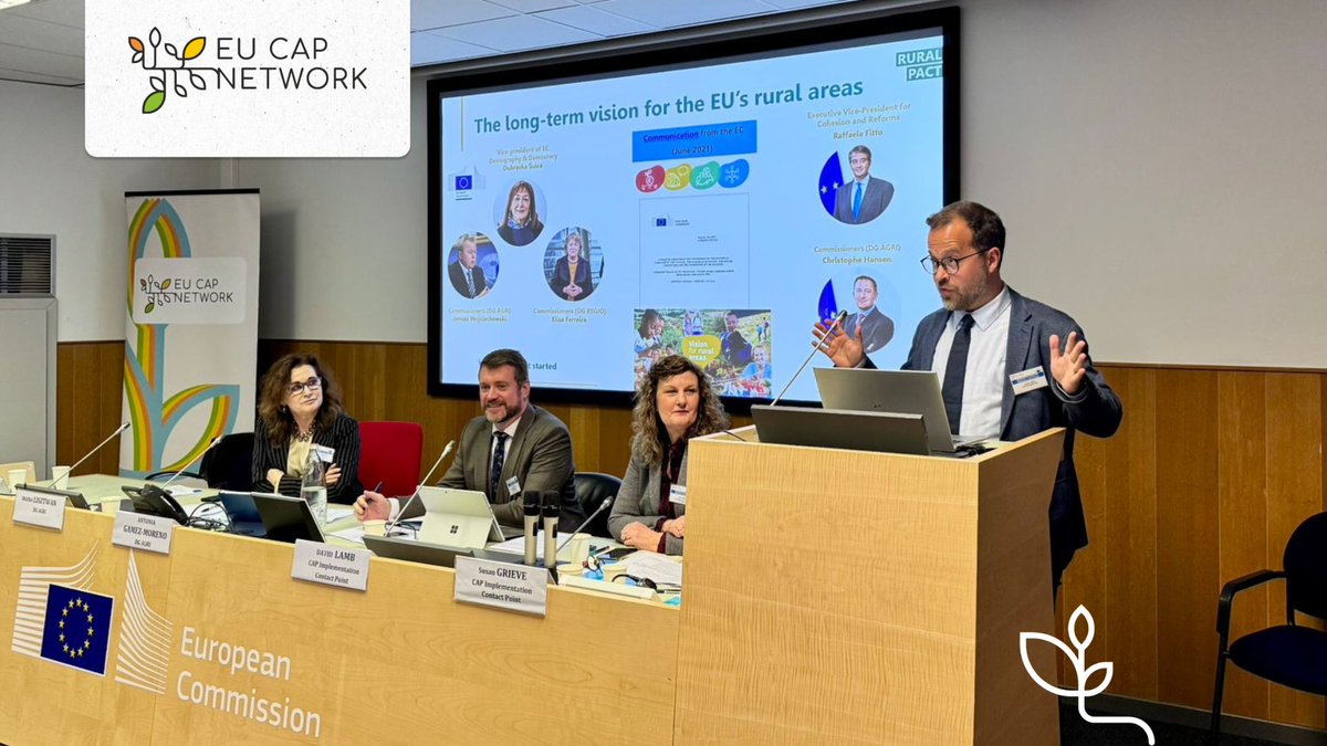 eucapnetwork's tweet photo. 🎨 Reimagining LEADER: Local Action, European Impact
Hearing examples from Austria, @CREARicerca , @redespanola , and the @EURuralPact. This concludes our first day! We will pick back up at 9:00 tomorrow. Follow the hashtag to never miss an update: #LeaderCLLD https://t.co/KEMkC4pKf3