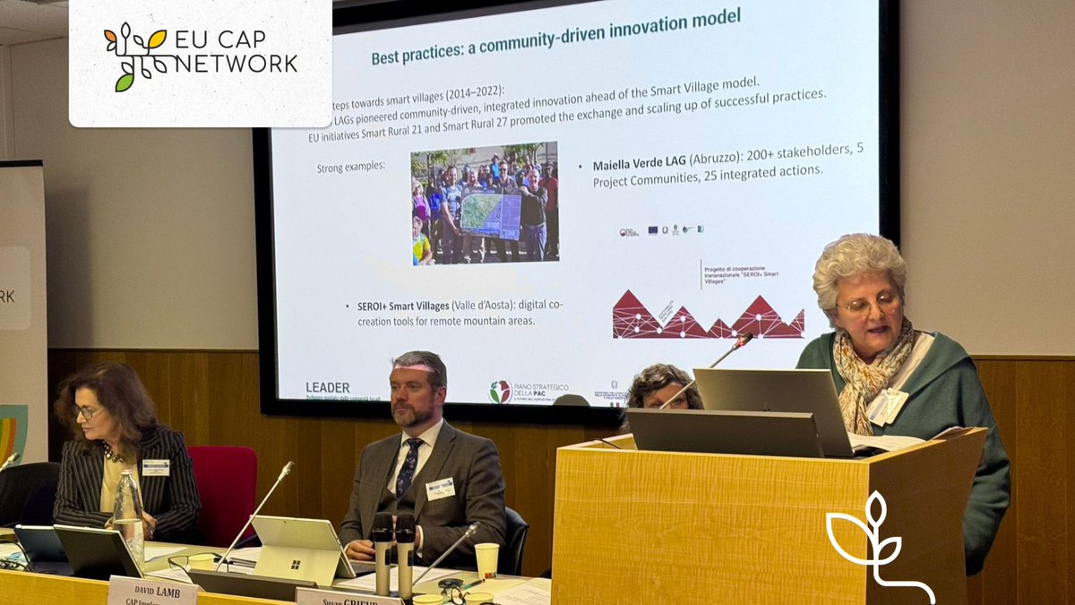 eucapnetwork's tweet photo. 🎨 Reimagining LEADER: Local Action, European Impact
Hearing examples from Austria, @CREARicerca , @redespanola , and the @EURuralPact. This concludes our first day! We will pick back up at 9:00 tomorrow. Follow the hashtag to never miss an update: #LeaderCLLD https://t.co/KEMkC4pKf3