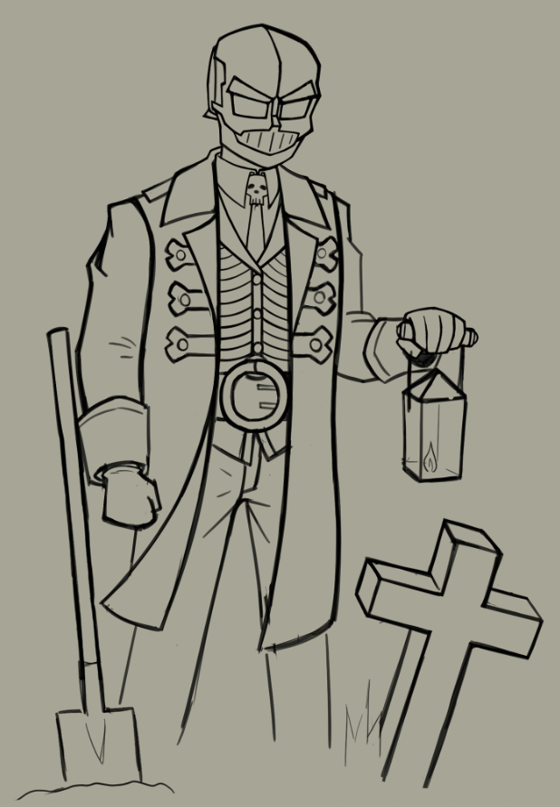 Struggling with being happy with what I'm drawing but I'm liking where this sketch is going!