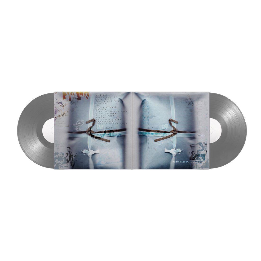 infooklou's tweet image. choke enough anniversary edition vinyl preorder now!! More info 👇

INCLUDES:

– Double LP silver vinyl (choke enough + deluxe + remixes)
– Double-sided poster
– Sticker sheet
– Lenticular card
– Personal note from Marylou
– &amp;amp; more