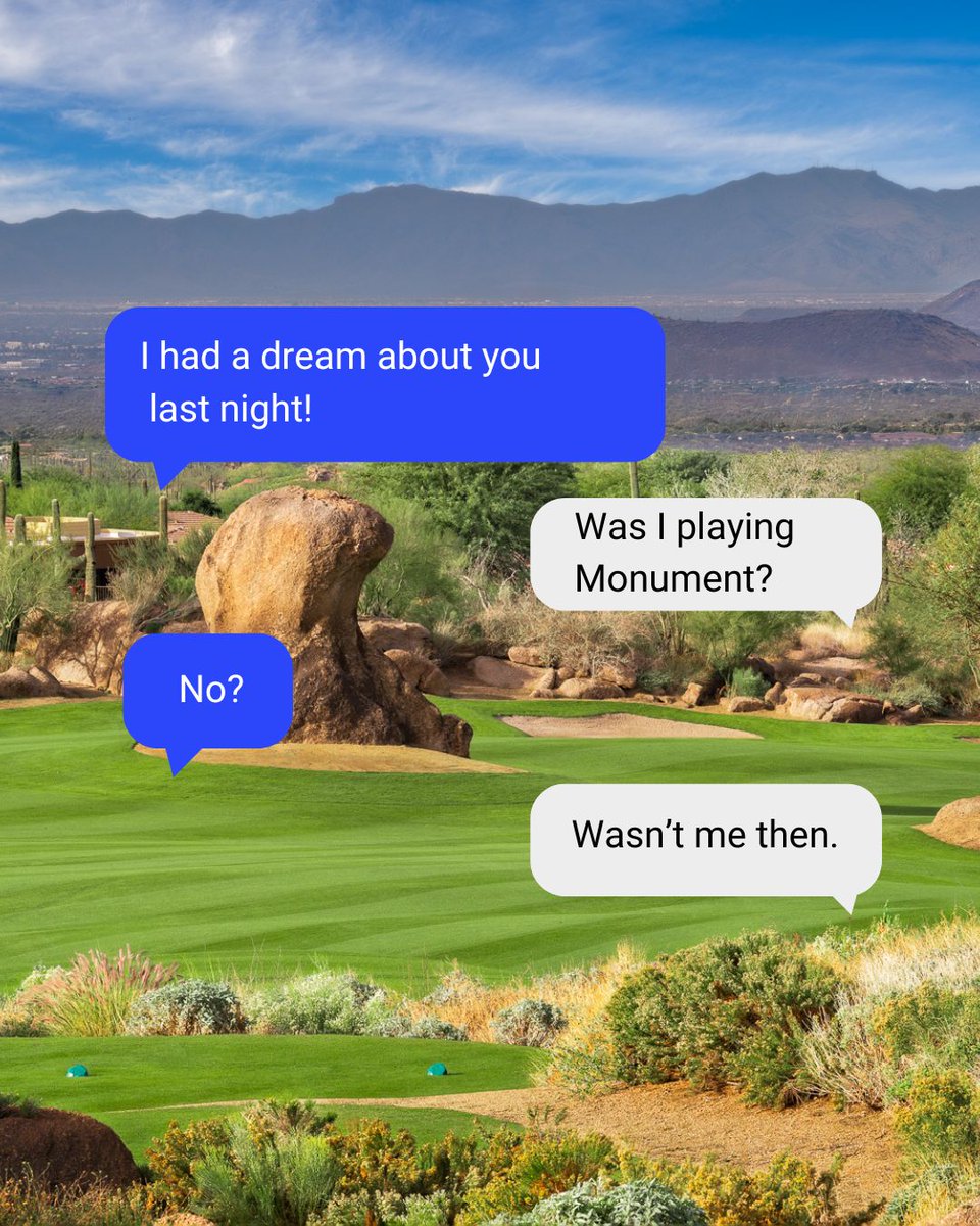 TroonNorthGC's tweet photo. Dreams not featuring Troon North? Couldn’t be me. ⛳ https://t.co/zd2nmZs3jo