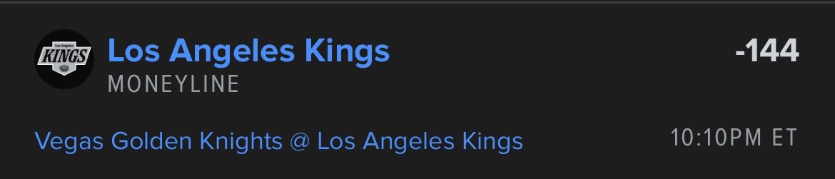 Feb 25th 

Play Of The Day
#NHL Action 
-144 Odds / #FanDuel 

• Los Angeles Kings Moneyline

#GoKingsGo #GamblingX
