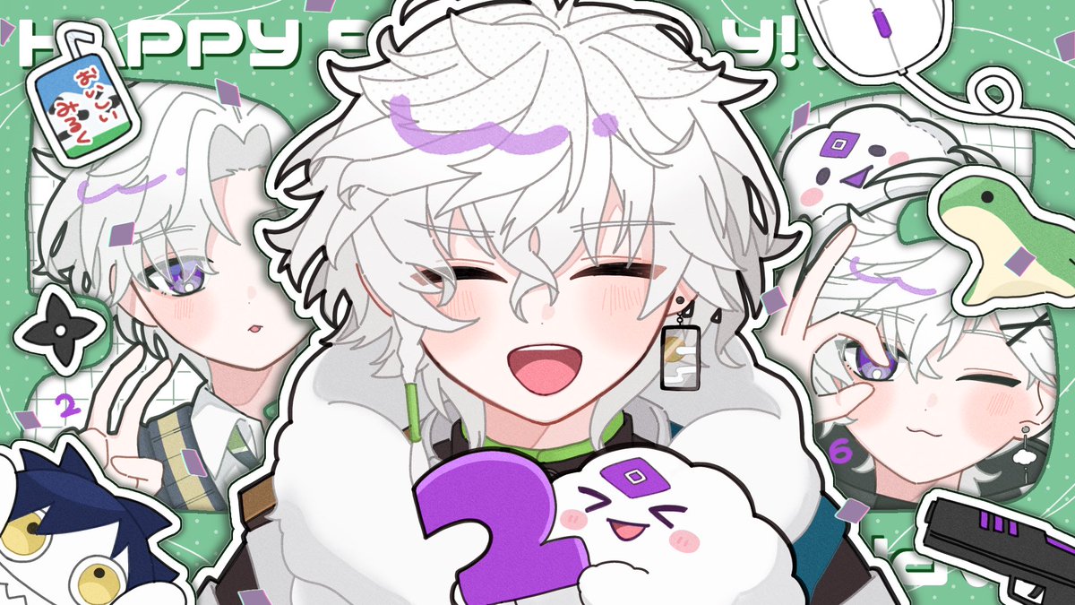 叢雲カゲツ誕生日2026 #叢雲掲示板 バースデーボーイおめでとう.ᐟ.ᐟ